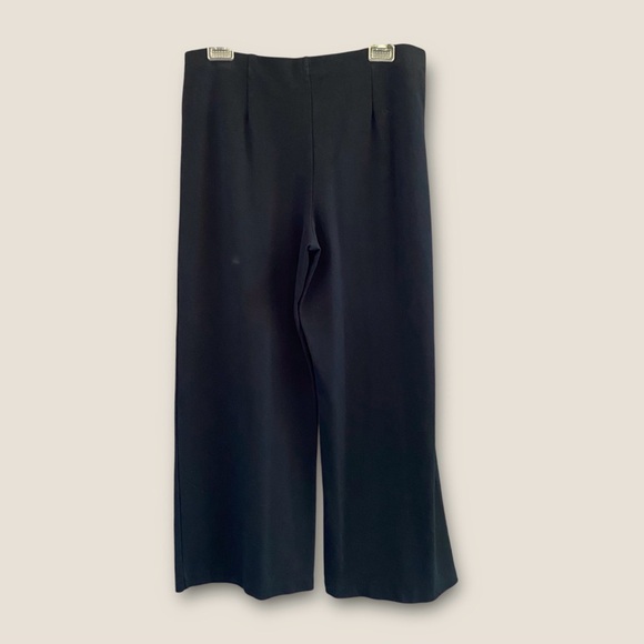 J. Jill Wide Leg Ponte Pants Black Size Medium Petite - Picture 9 of 9